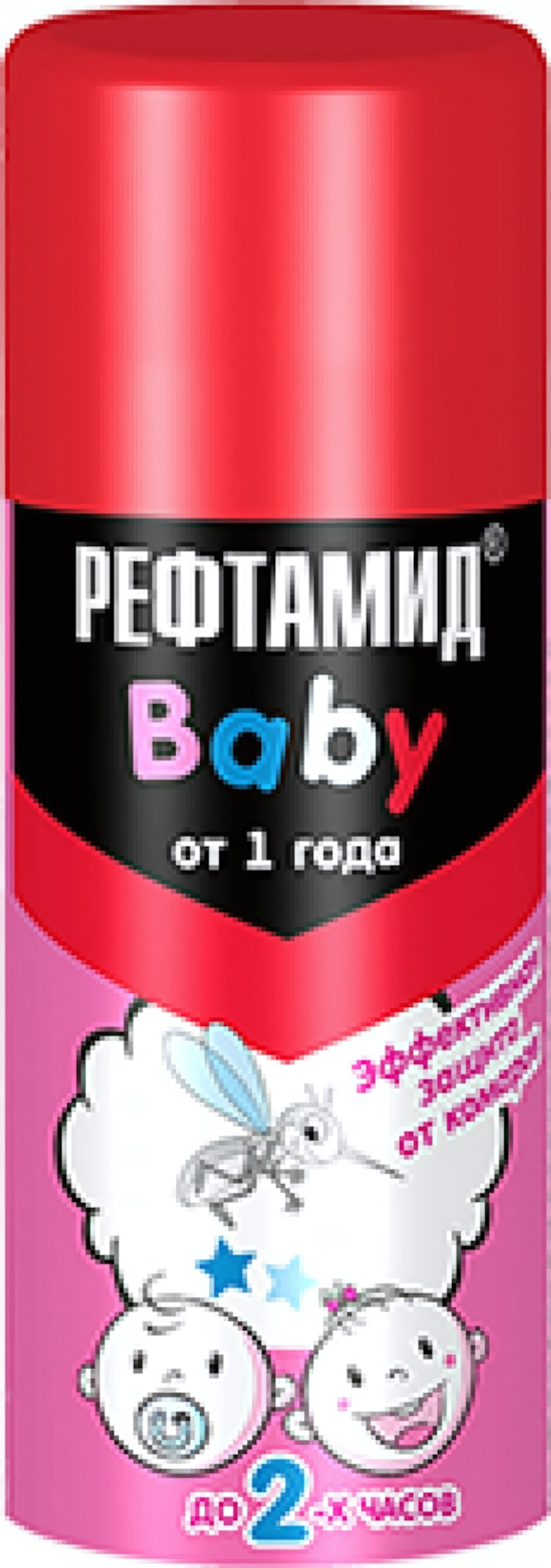 Аэрозоль РЕФТАМИД ДЛЯ ВСЕЙ СЕМЬИ BABY от комаров 100 мл