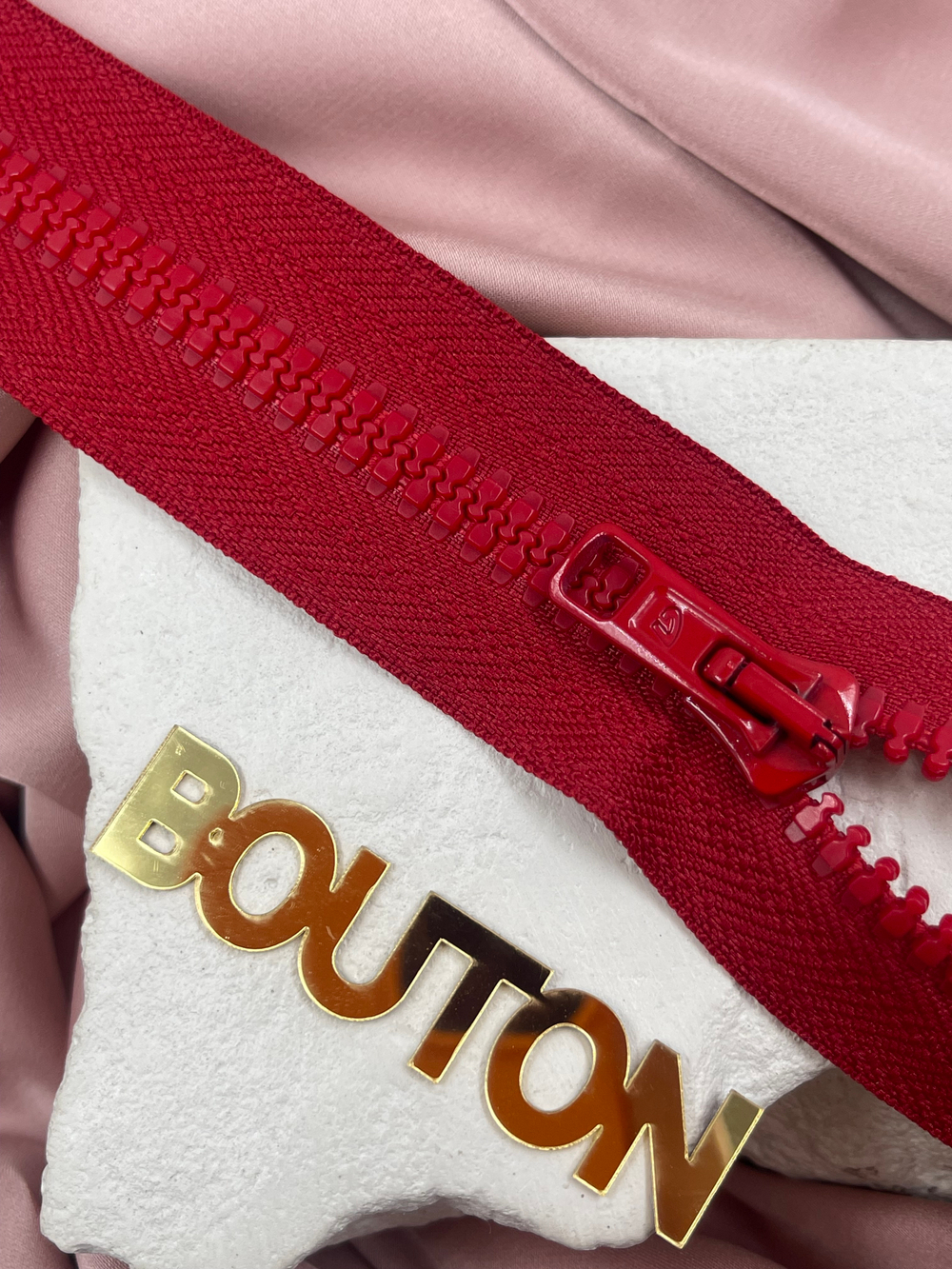 Молния трактор Тип 10 (6мм) 1 замок Arta-F 008 красный