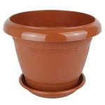 Горшок Фестона, D19, 2,1 л, терракот с поддоном