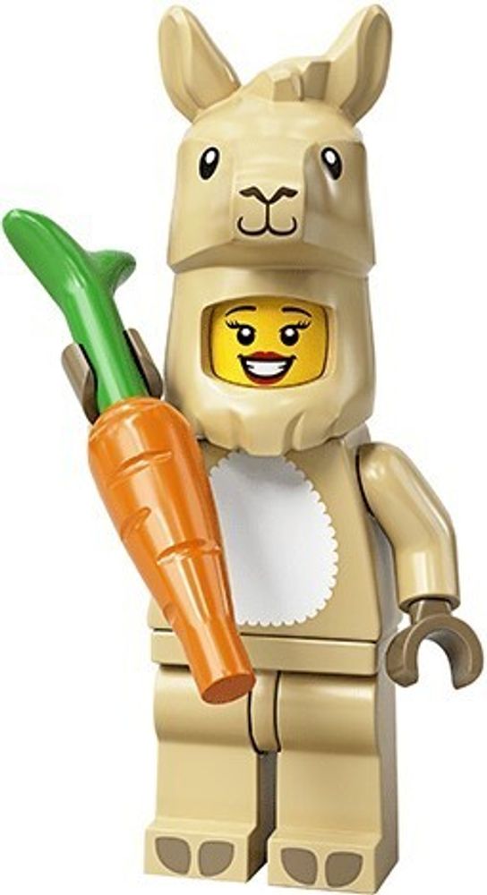 Минифигурка LEGO    71027 - 7 Девушка в костюме ламы