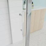 Душевой уголок Veconi Evo 100SP CH 110x90 стекло прозрачное/профиль хром