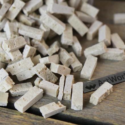 Колотый натуральный камень Travertino Classico, 350 гр