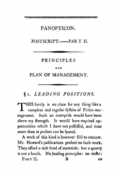 Panopticon | Jeremy Bentham