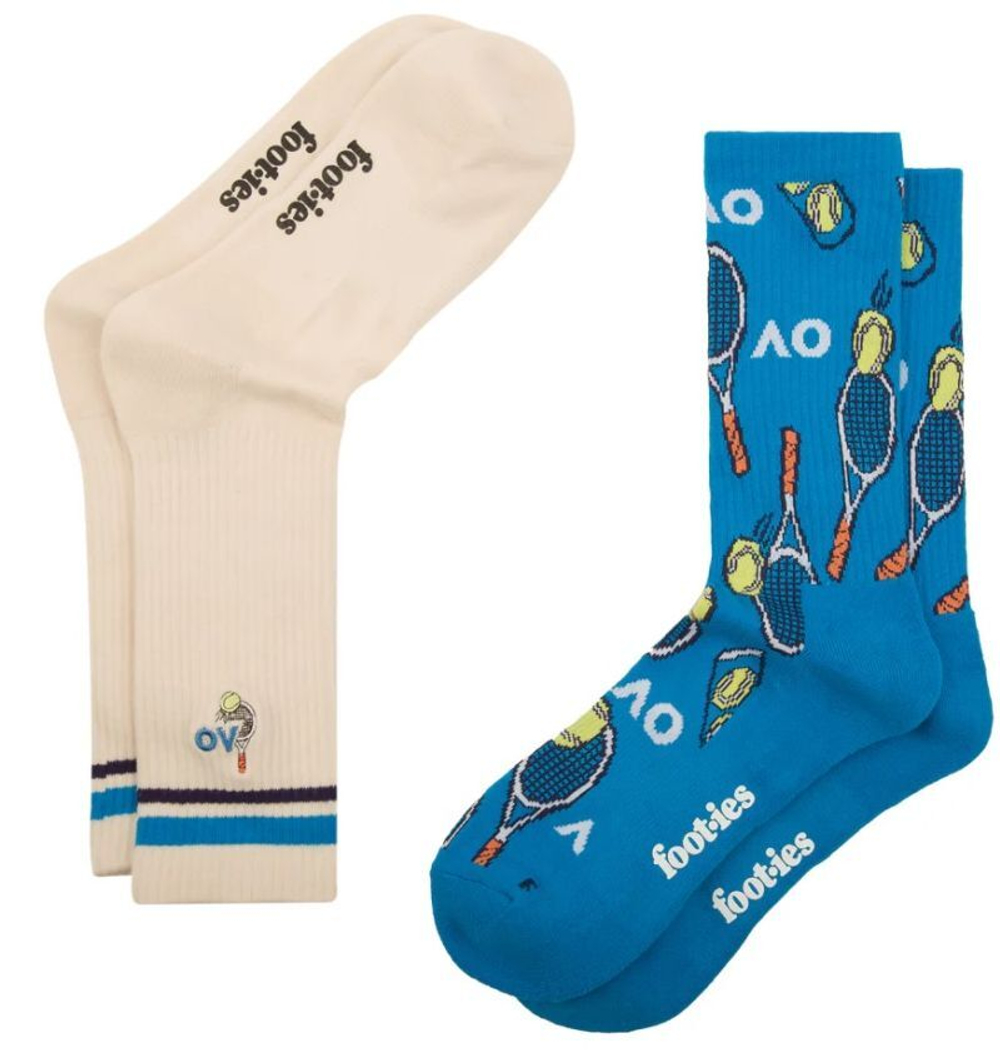 Теннисные носки Australian Open Tennis Time Sneaker 2P - Multikolor