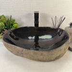 Раковина из речного камня RS-65226 52*40*15 0862