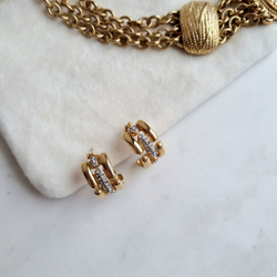 Серьги Givenchy с кристаллами