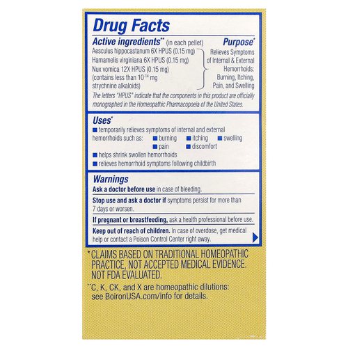 Boiron, HemCalm® On The Go, средство для облегчения симптомов геморроя, 2 переносных тюбика, прибл. 80 гранул в 1