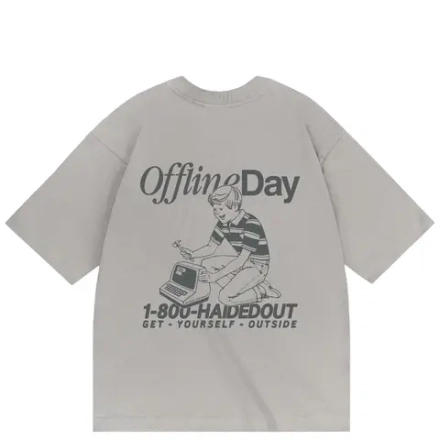 Футболка Haided Offline Day RLXD HW TEE, Серый
