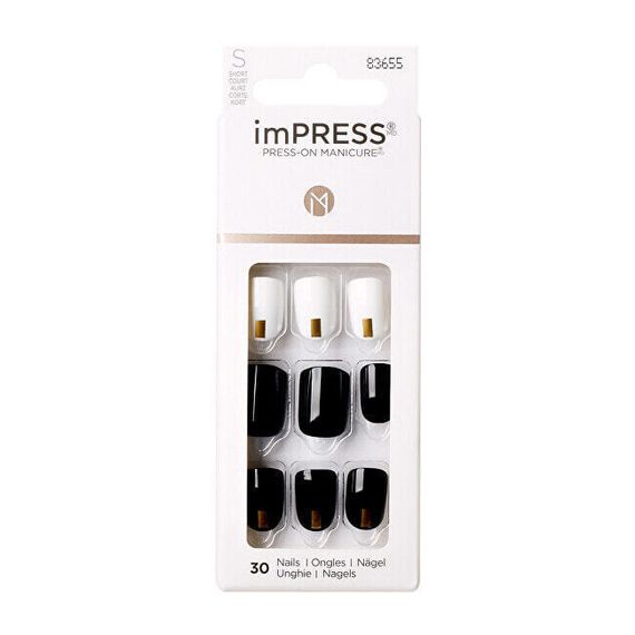 Self-adhesive nails imPRESS Nails Midnight Drive 30 pcs