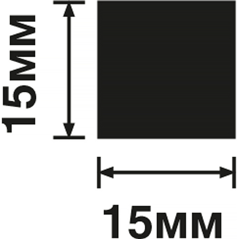 Молдинг Hi Wood  D15V1 (15*15*2000мм)