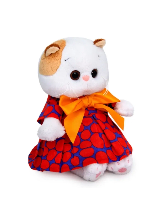 Мягкая игрушка Кошечка Ли Ли в платье с бантом 20 см