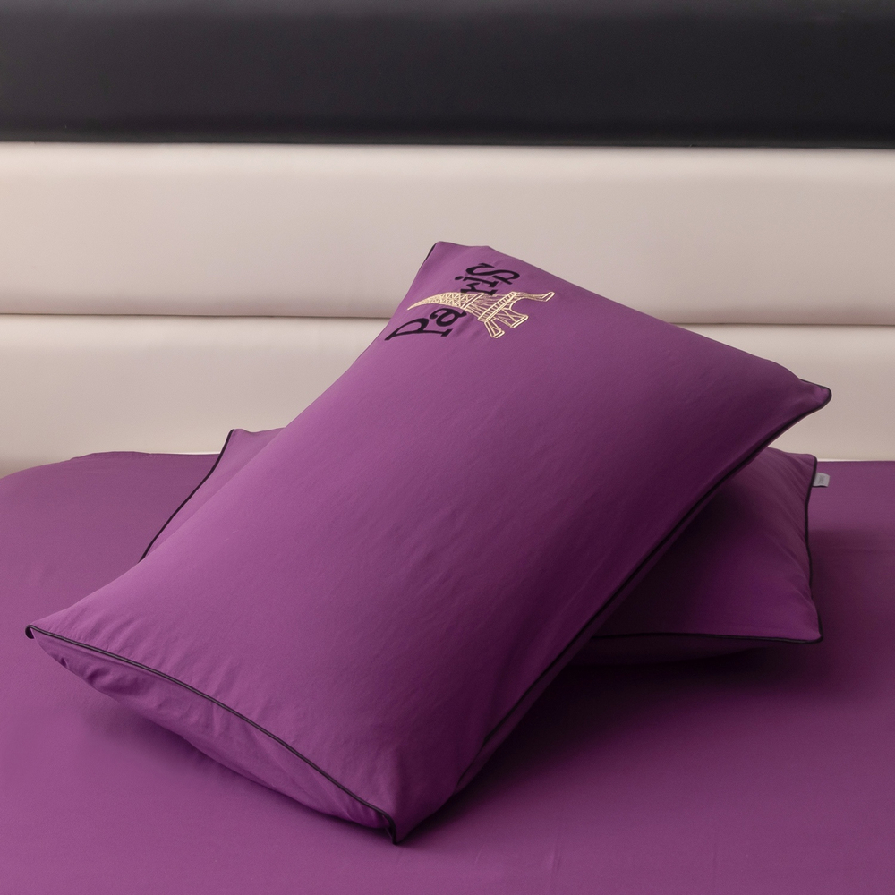 КПБ Mood of Paris на резинке MPR017, Евро, 4 наволочки, простынь 160*200*35