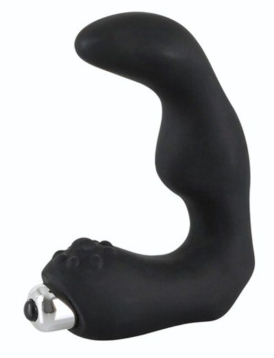 Чёрный вибростимулятор простаты Rebel (Цвет: черный)