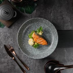 Салатник 1300 мл d 26,8 см h4,6 см глазурь Glossy Stone Untouched Taiga P.L. Proff Cuisine [1]