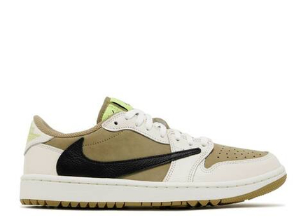 Travis Scott X Air Jordan 1 Low Golf "Neutral Olive"