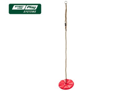 Cиденье для качели "диск" красное