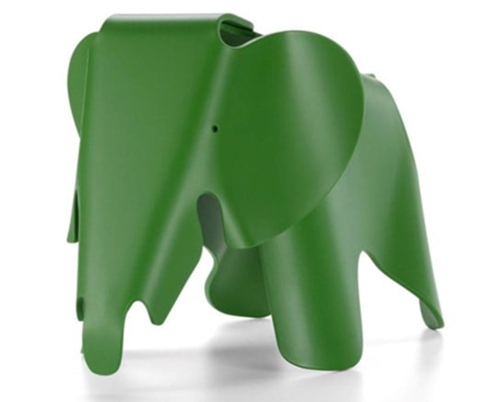 Слон сиденье/ игрушка Eames Elephant green gолипропилен, матовый цвет