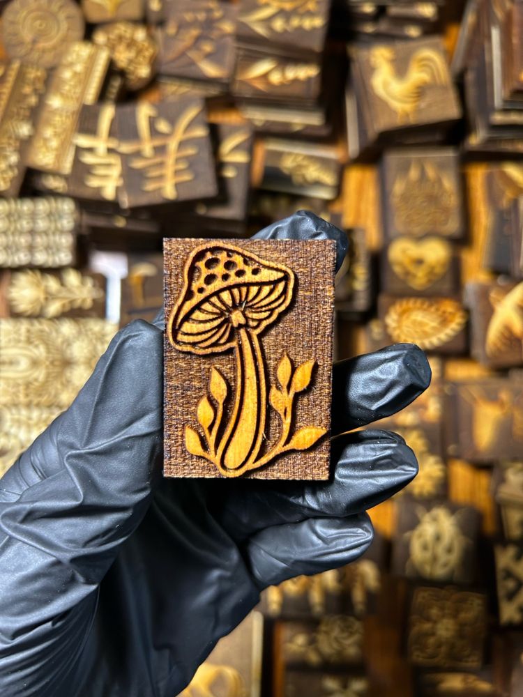 Деревянный штамп 125 (5x3,5 см) (Уценка!)