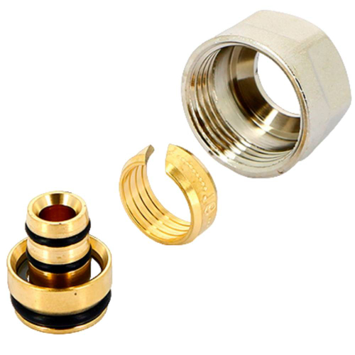 Соединитель Uni-Fitt обжим-В 16(2.0)х3/4" ЕК, для коллекторов серии 40X и 42X