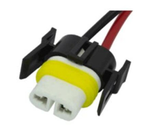 Разъем  лампы Н8, Н11, Н27/2 CERAMIC Маяк S=2.5mm, L=130mm LT1070A /103020 AVY-0005