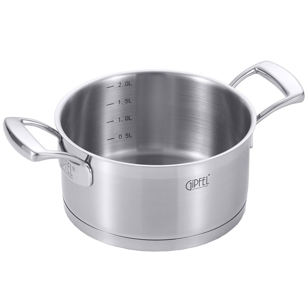 Кастрюля из нержавеющей стали Gipfel Prestige 1233 18 см/2 л