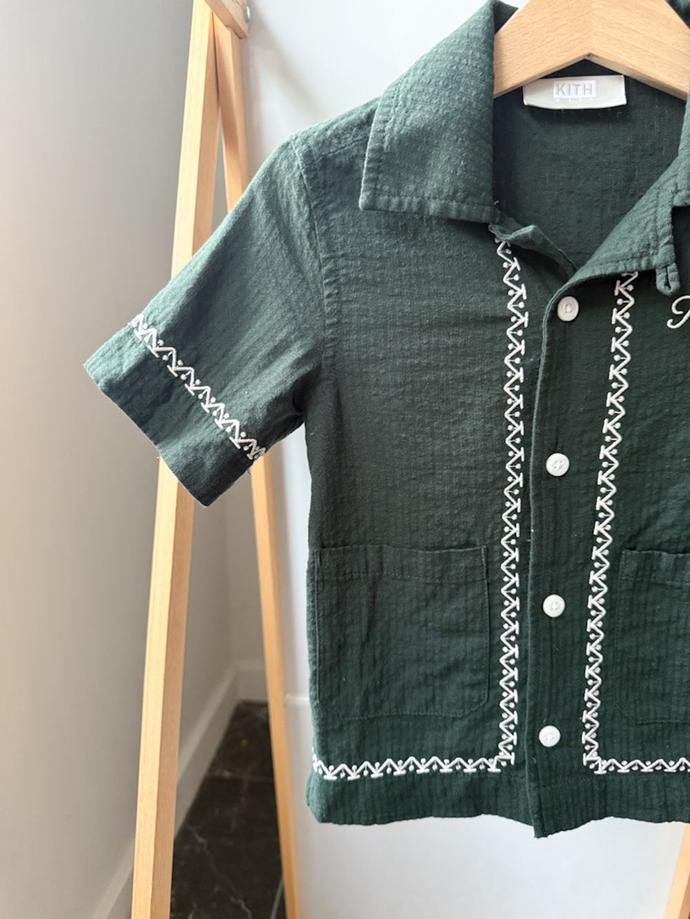 Хлопковая рубашка Kith, 98