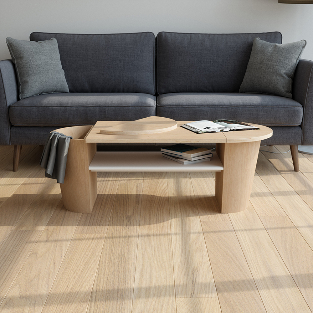 Столик кофейный Umbra Woodrow натуральное дерево