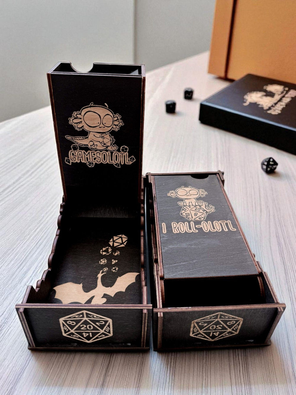 Dice Tower «Геймсолотль» — дерево