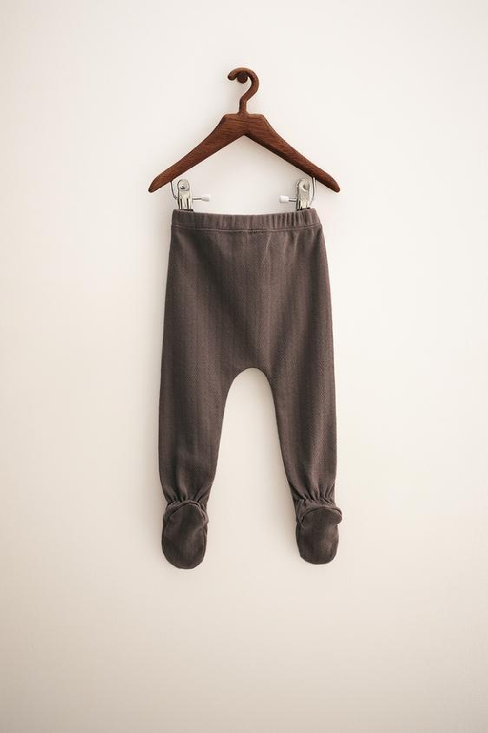 ZARA TIMELESS — ЛЕГИНСЫ POINTELLE, БАКЛАЖАННЫЙ