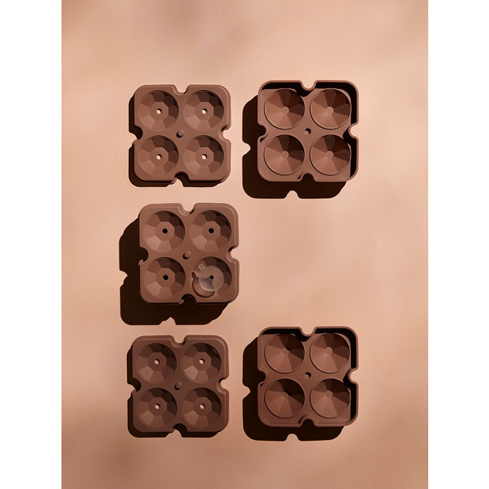 Форма для льда Ice diamond, пепельно-розовая