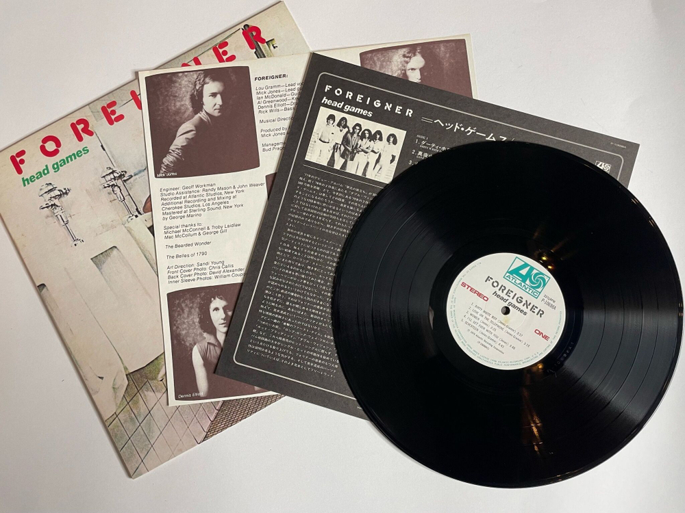 Винтажная виниловая пластинка LP Foreigner Head Games (Japan 1979) (No Obi)