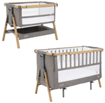 Кровать-трансформер приставная Tutti Bambini CoZee XL 120х60 см Oak/Charcoal