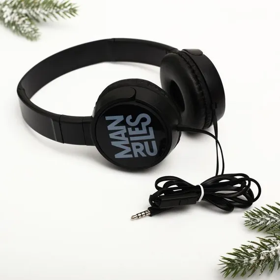 Наушники накладные «Santa», с микрофоном