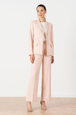 1932 Жакет женский (персиковый клетка)