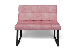 Кухонный диван Реал МД 1100 Коралл/Черный муар