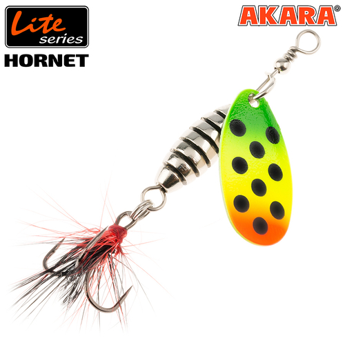 Блесна вращающаяся Akara Lite Series Hornet 1 3,5 гр. 1/8 oz. A39