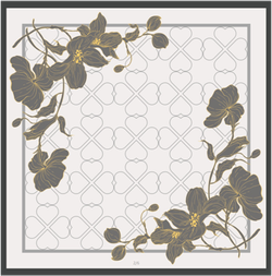 Платок двойной печати 64x64 см AV-AM50802