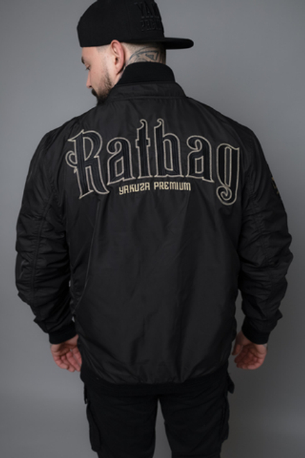 Куртка/бомбер весна/лето черная Yakuza Premium 3862