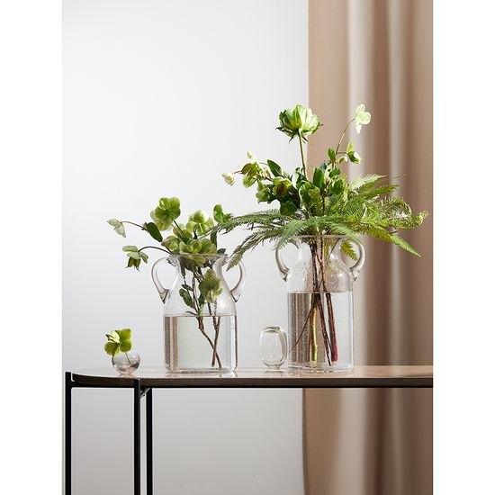 Ваза для цветов flowi, 25 см, прозрачная