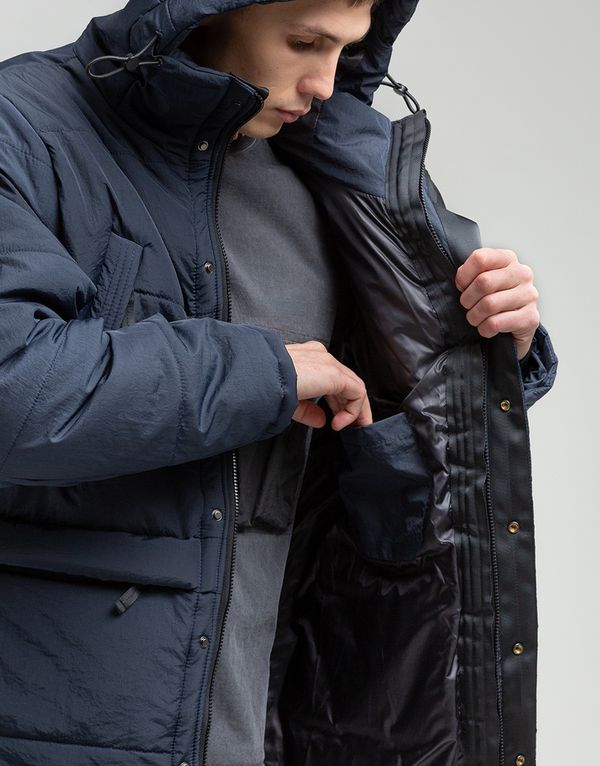 Куртка We Don’t Care Long Puffer Jacket Navy - фото 7