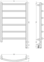 Сунержа Галант 3.1 800х500 МЭМ правый