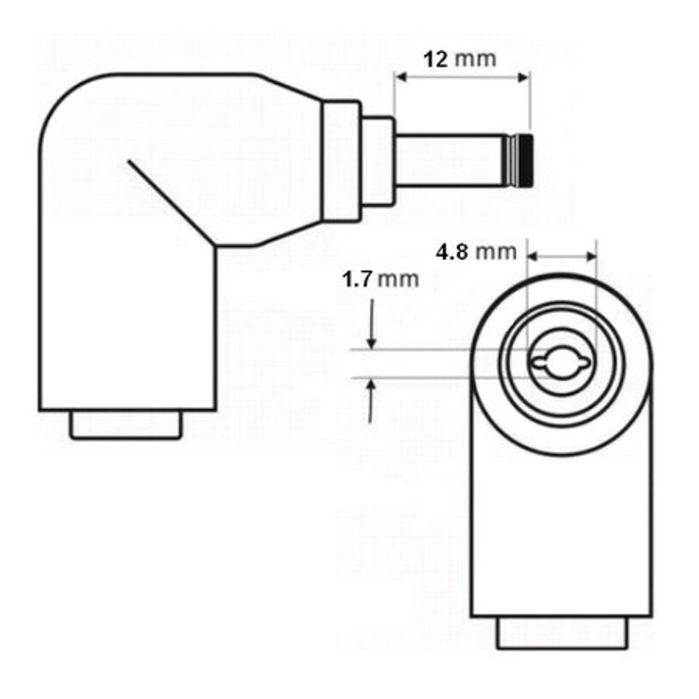 Блок питания (сетевой адаптер) для нетбуков Asus 12V 3A 4.8x1.7 белый