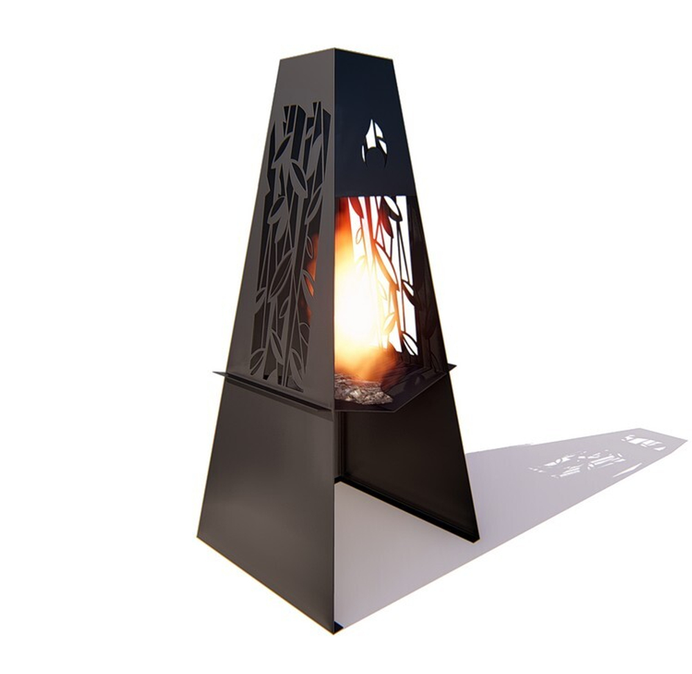 Очаг "Кострище" 90х90х200см