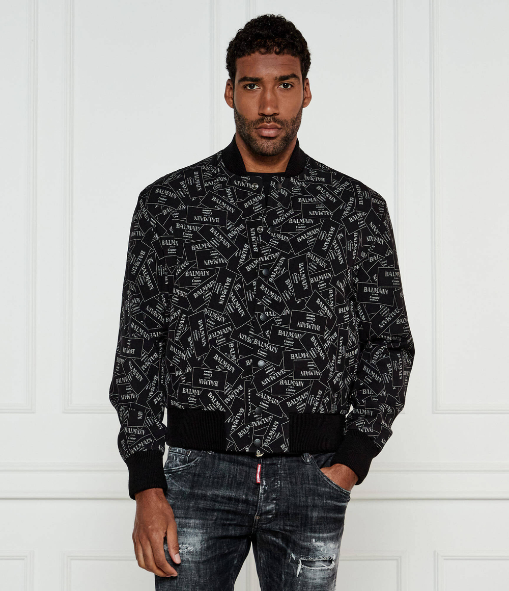 Куртка бомбер Balmain - черный(EH1TF955 VH56)