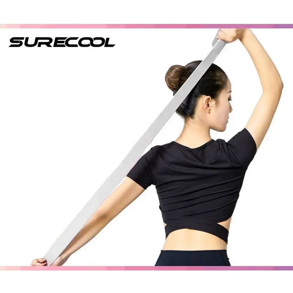 Резинка для фитнеса и растяжки TD-806, нагрузка 20 кг, серый