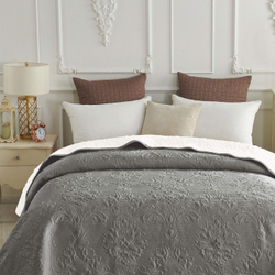 Плед 160х220 Sofi De MarkO Вивальди темно-серый