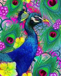 Жар-птица - Картина со стразами