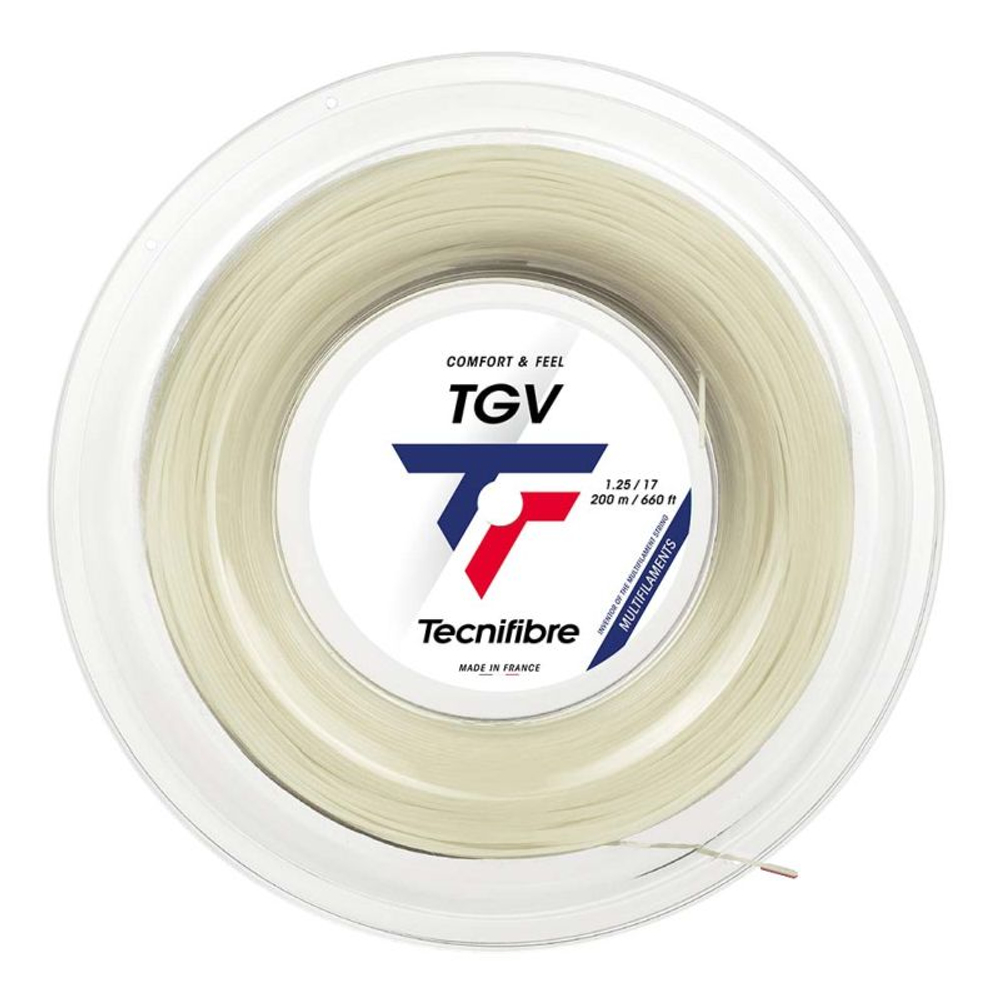 Струны теннисные Tecnifibre TGV (200 m) - natural