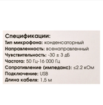 Микрофон Ritmix RDM-127 USB