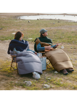 Мешок спальный Naturehike Sunny Day PL02 U450, (190+30)х80 см, (правый) (ТК: +4C), коричнево-зеленый